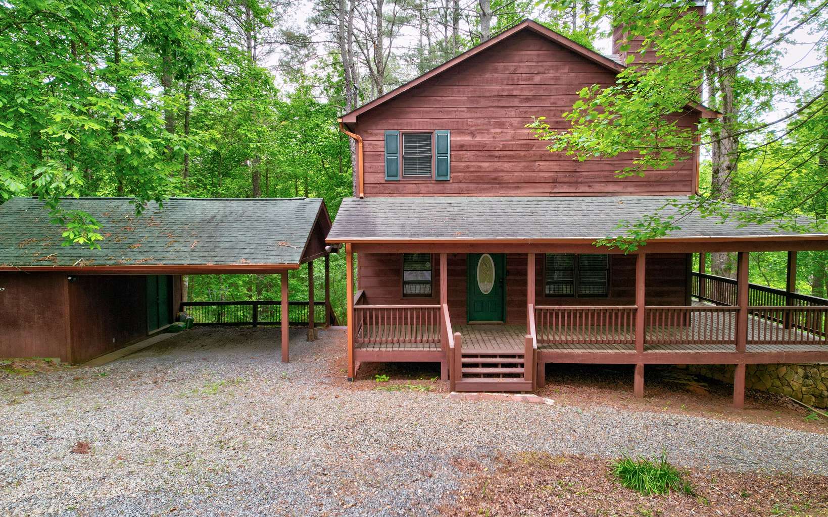 22 Kings Court Ellijay, GA 30540 - Photo 13 of 54 front view of a house with a yard