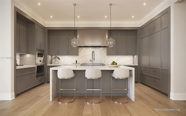 a kitchen with a sink stainless steel appliances and cabinets