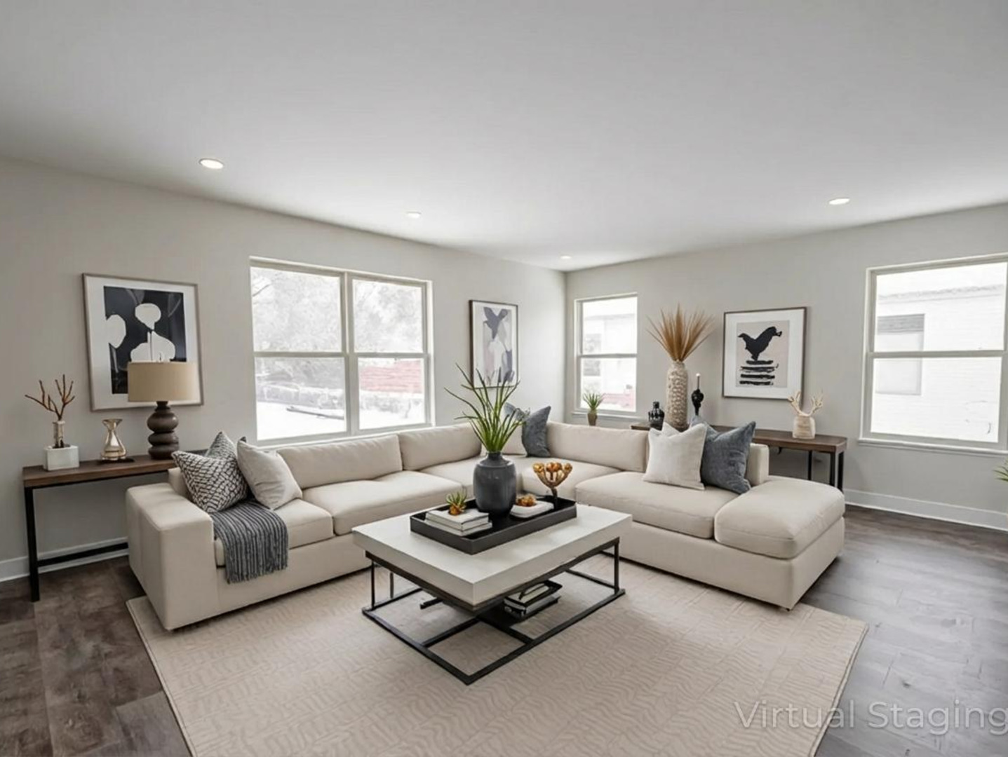 2084 Kentland Drive Romeoville, IL 60446 - Photo 3 of 9 a living room with furniture and a large window