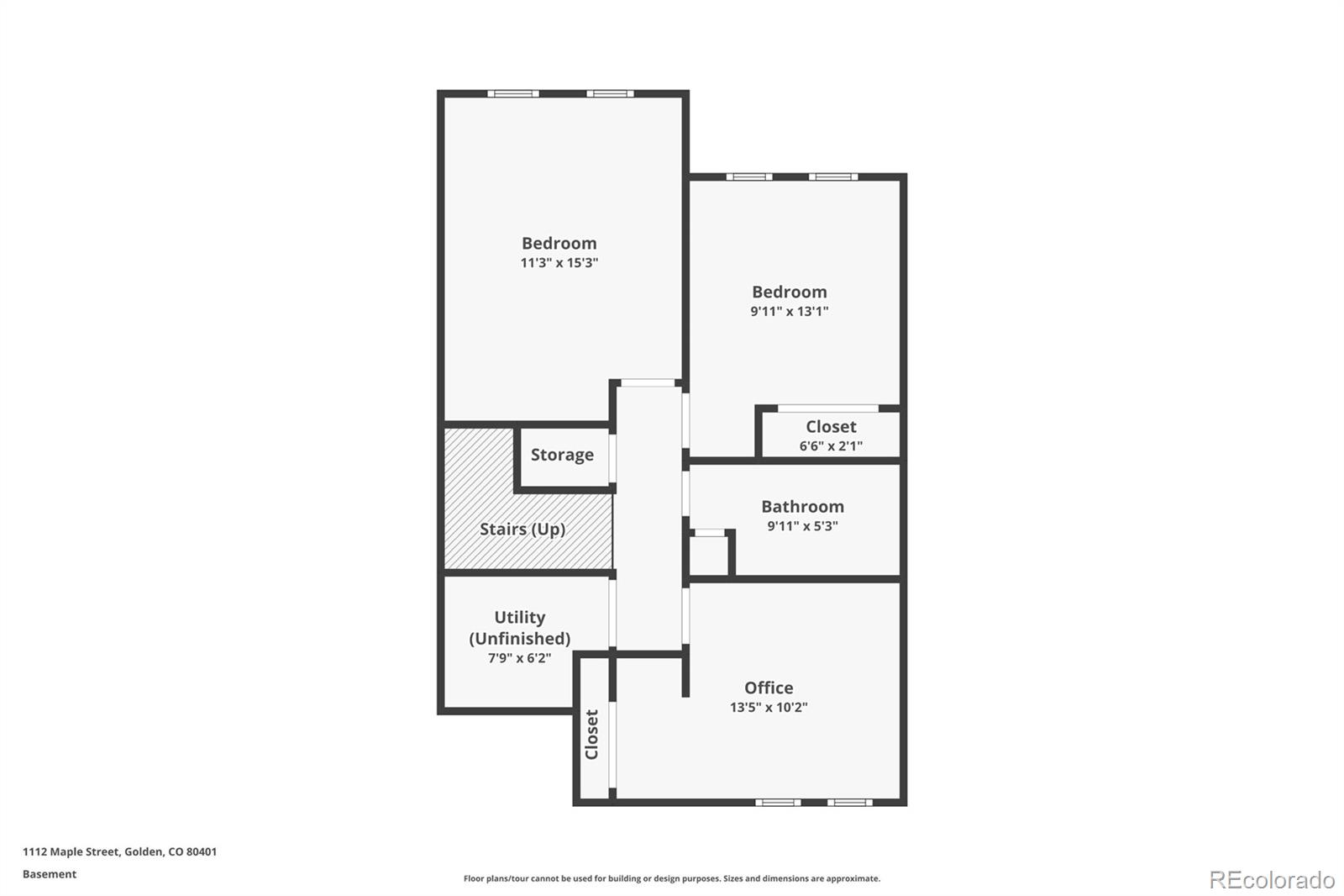1112 Maple Street Golden, CO 80401 - Photo 36 of 36 a picture of a floor plan