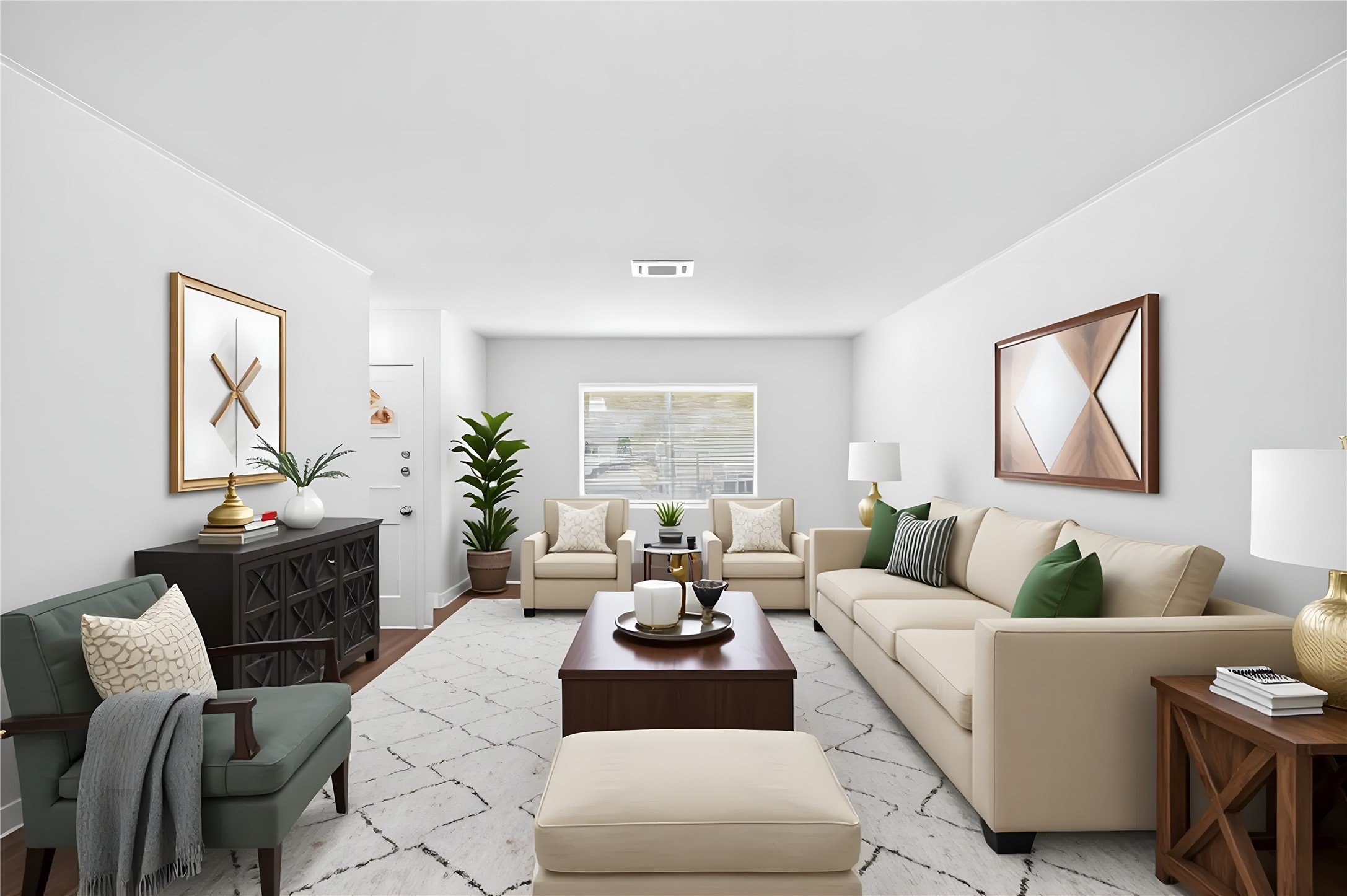 9524 Truscon Drive Houston, TX 77080 - Photo 2 of 30 a living room with furniture potted plant and window