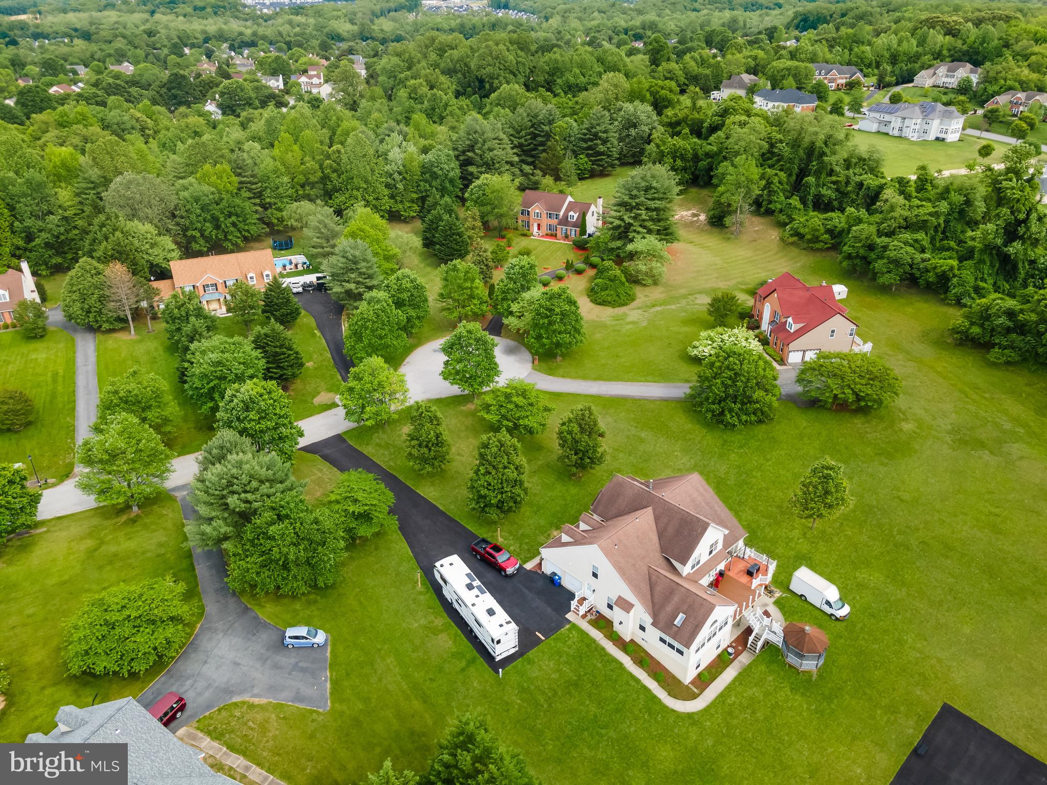 601 James Ridge Road Bowie, MD 20721 - Photo 15 of 77 an aerial view of residential house with outdoor space