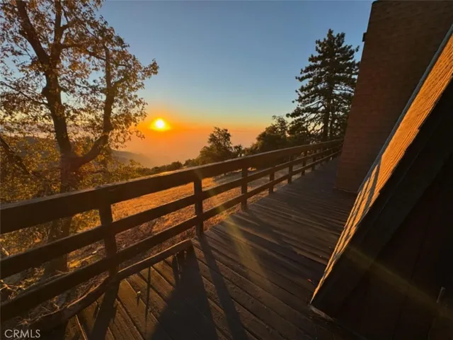 a view of outdoor space and deck