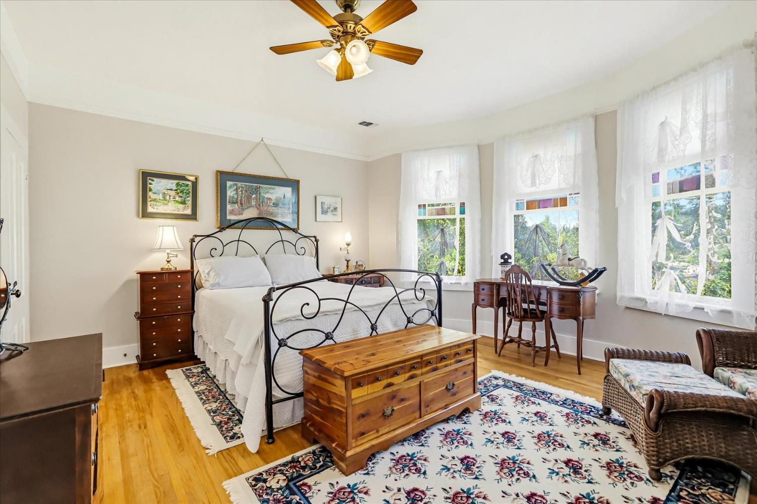 203 Prospect Street Nevada City, CA 95959 - Photo 42 of 99 a bedroom with furniture and a window