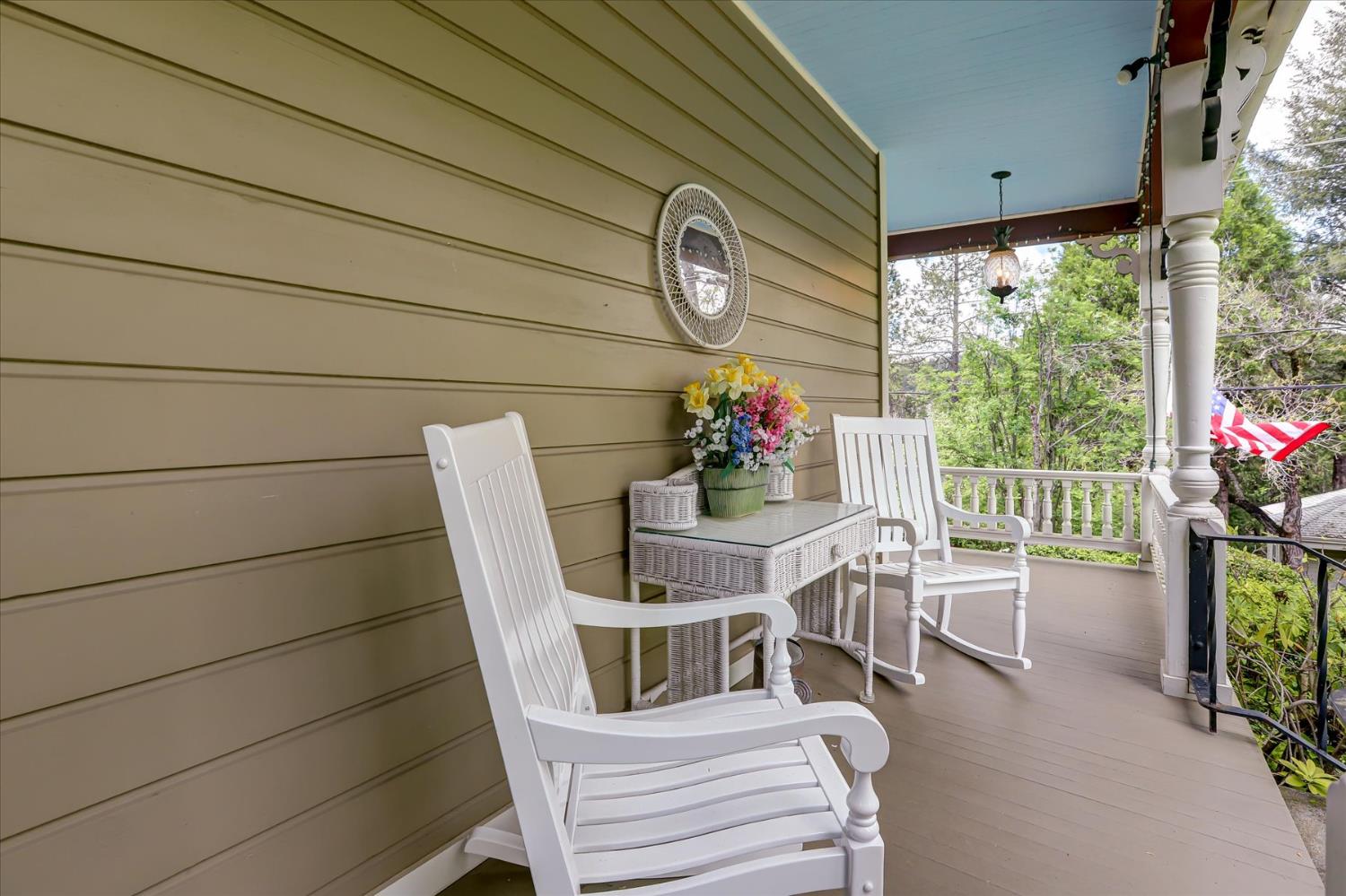 203 Prospect Street Nevada City, CA 95959 - Photo 77 of 99 a view of a chairs and table in the balcony
