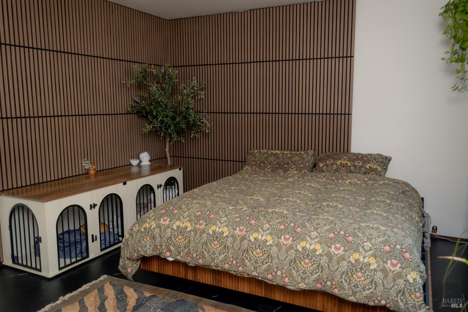 18279 Hidden Valley Road Hidden Valley Lake, CA 95467 - Photo 24 of 49 a bedroom with a bed and a potted plant