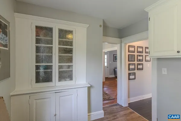 a view of front door