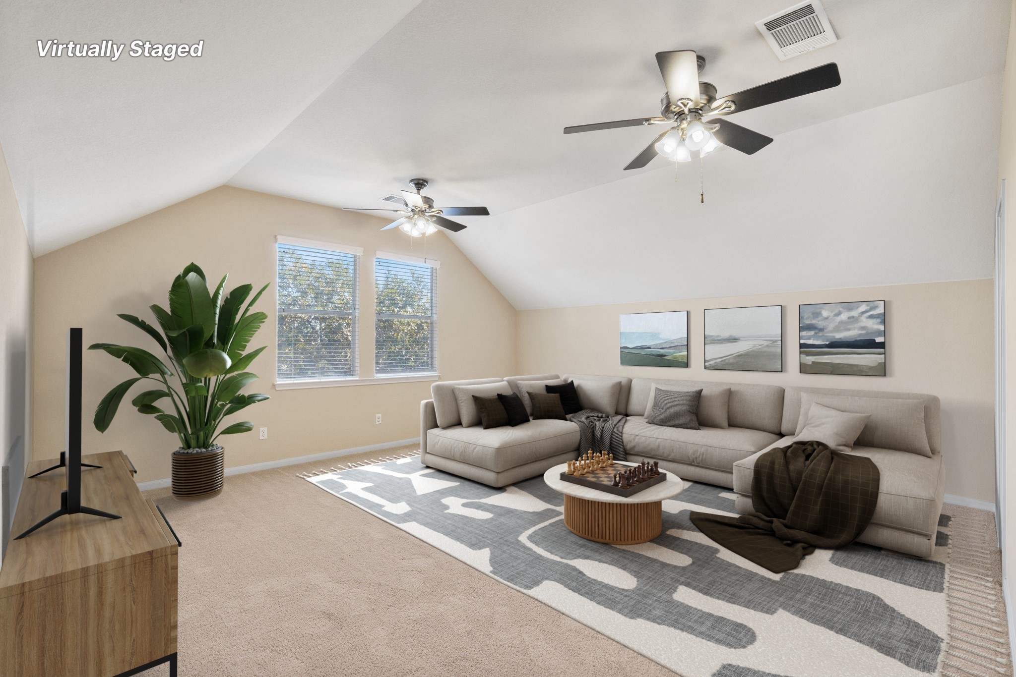 3501 Shellcastle Lane Round Rock, TX 78681 - Photo 17 of 19 a living room with furniture and a large window