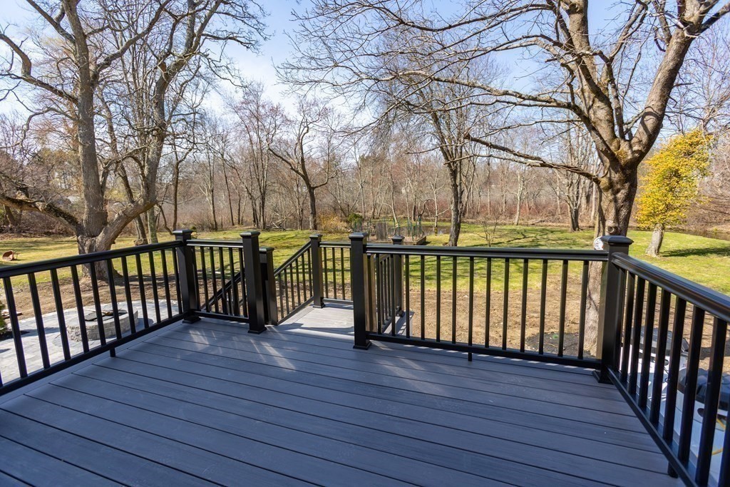 14 Lexington Road Wellesley, MA 02482 - Photo 18 of 19 a view of wooden deck with a trees