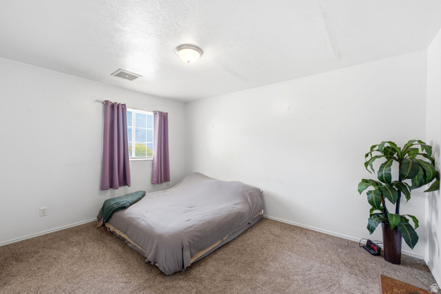 2475 Church Street Layton, UT 84040 - Photo 17 of 27 Carpeted room featuring a window with vertical blinds, a ceiling-mounted light fixture, and white painted walls