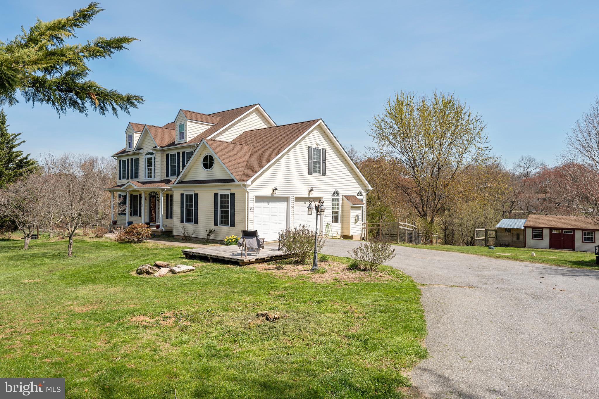 4525 Beckleysville Road Hampstead, MD 21074 - Photo 55 of 80 a front view of house with yard and green space