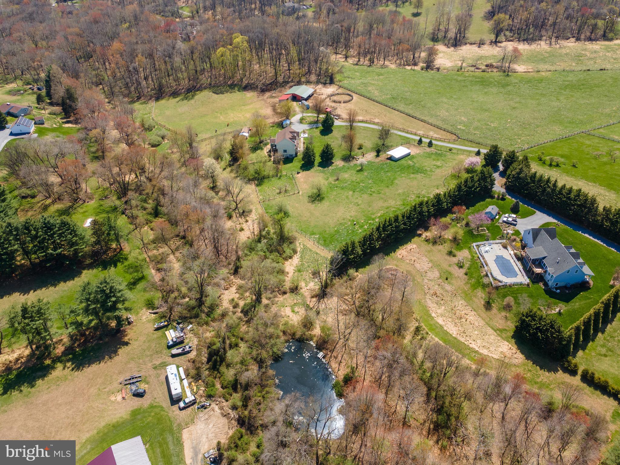 4525 Beckleysville Road Hampstead, MD 21074 - Photo 72 of 80 a view of a lake with a yard