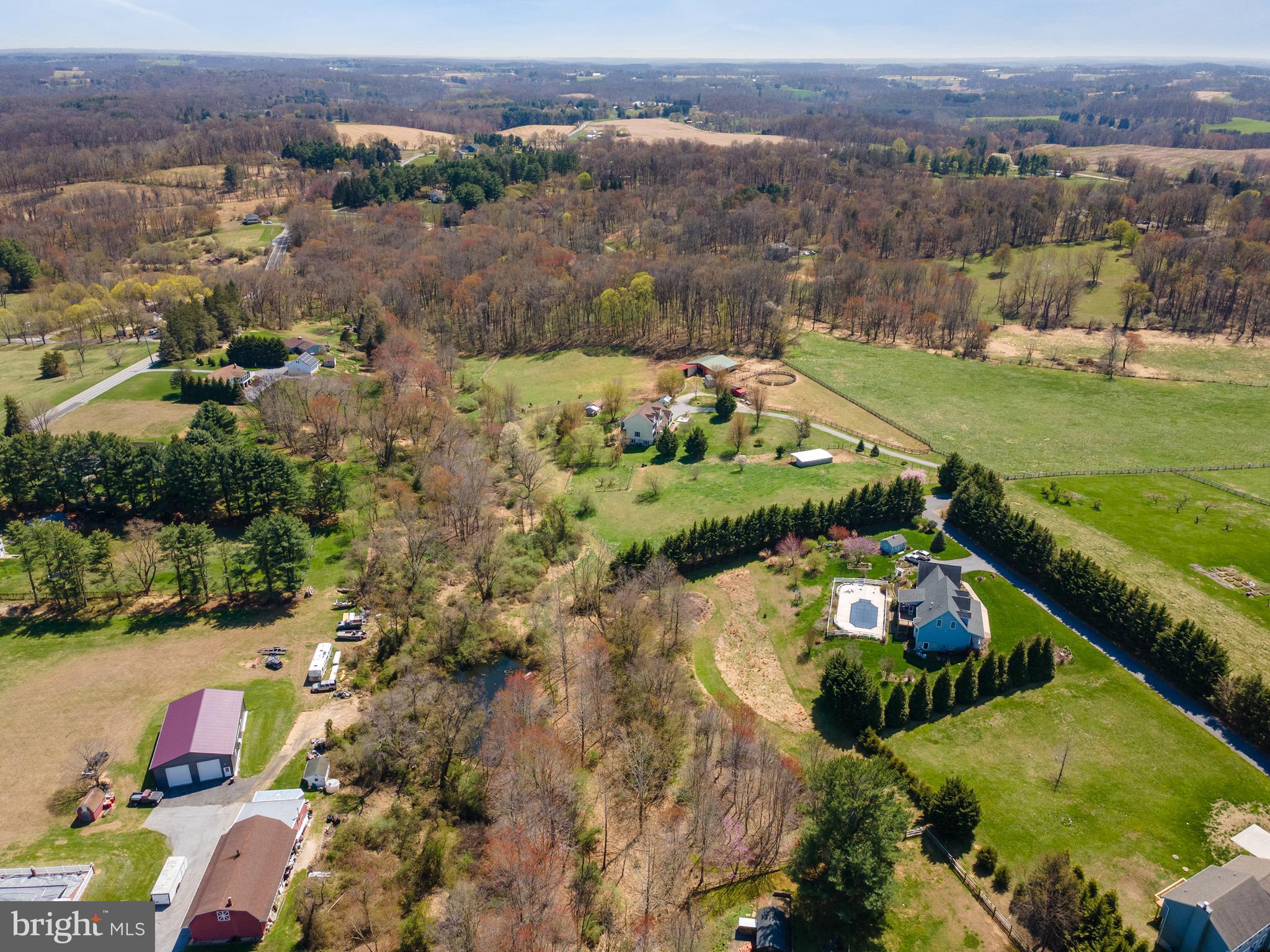 4525 Beckleysville Road Hampstead, MD 21074 - Photo 73 of 80 an aerial view of residential houses with outdoor space