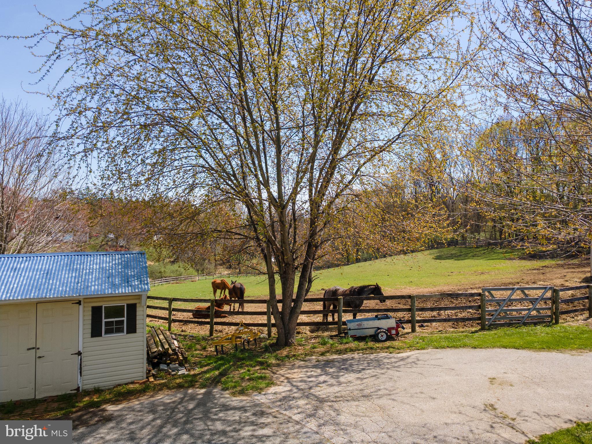 4525 Beckleysville Road Hampstead, MD 21074 - Photo 77 of 80 a view of a yard with an outdoor space and seating area