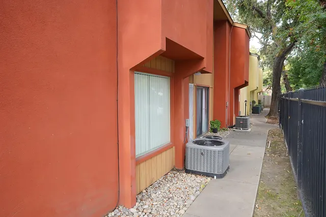 a front view of a house with balcony