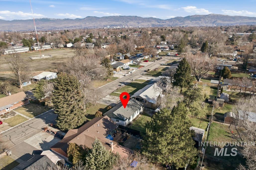 5603 West Edson Street Boise, ID 83705 - Photo 43 of 43 View of property location featuring a mountain backdrop and nearby suburban area