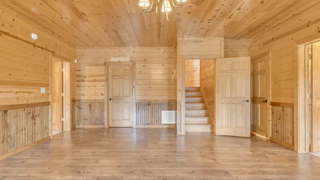 a view of a backyard of the house