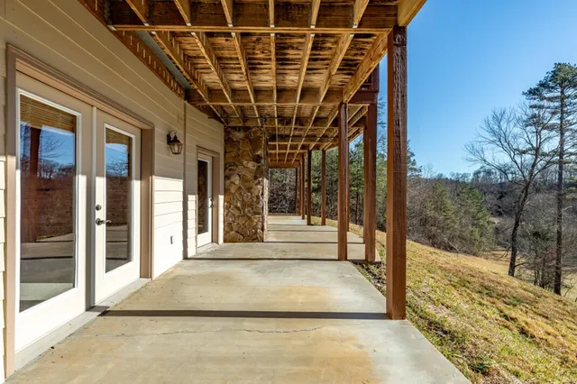 a view of outdoor space and mountain view