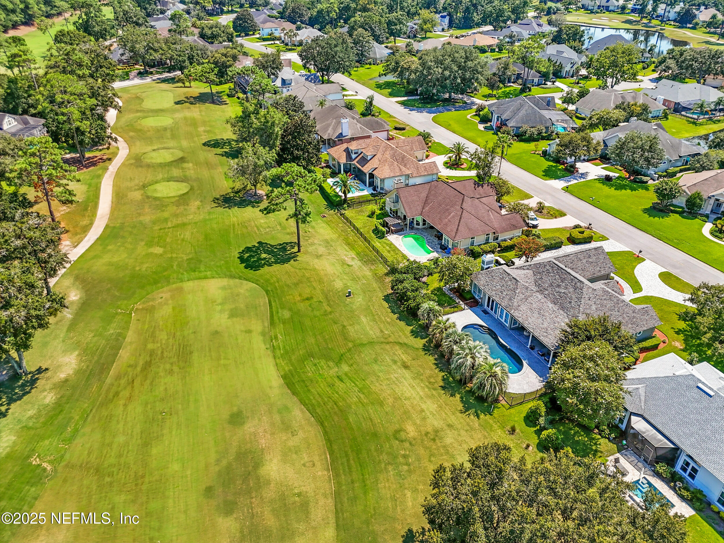 3743 Cricket Cove Road East Jacksonville, FL 32224 - Photo 43 of 55 an aerial view of residential houses with swimming pool