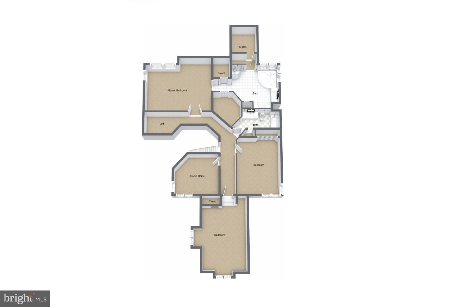 1439 Waterfront Road Reston, VA 20194 - Photo 29 of 30 Floor Plan - Upper Level
