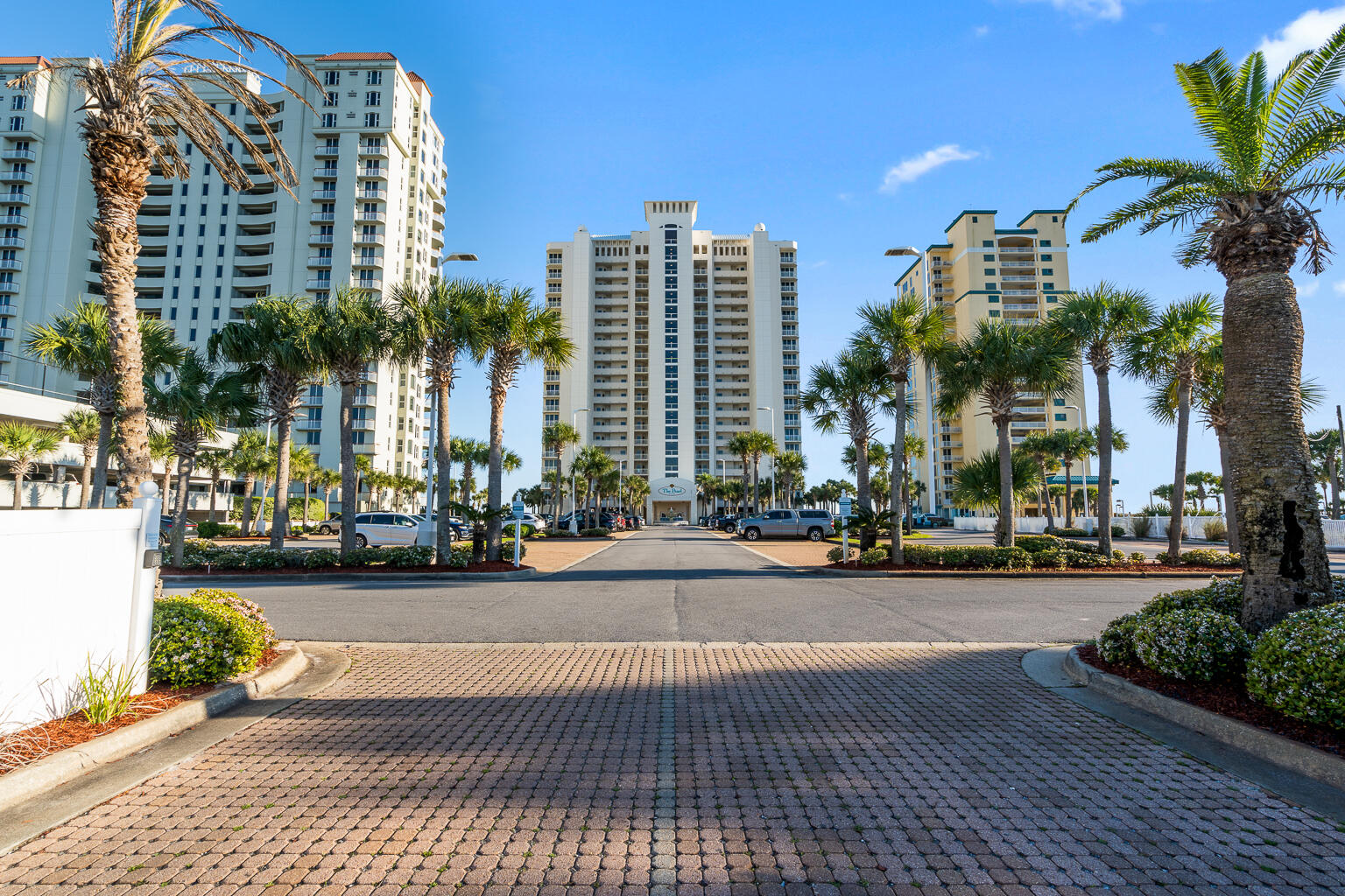 8499 Gulf Boulevard, Unit 303 Navarre, FL 32566 - Photo 48 of 52 a view of a city with tall buildings