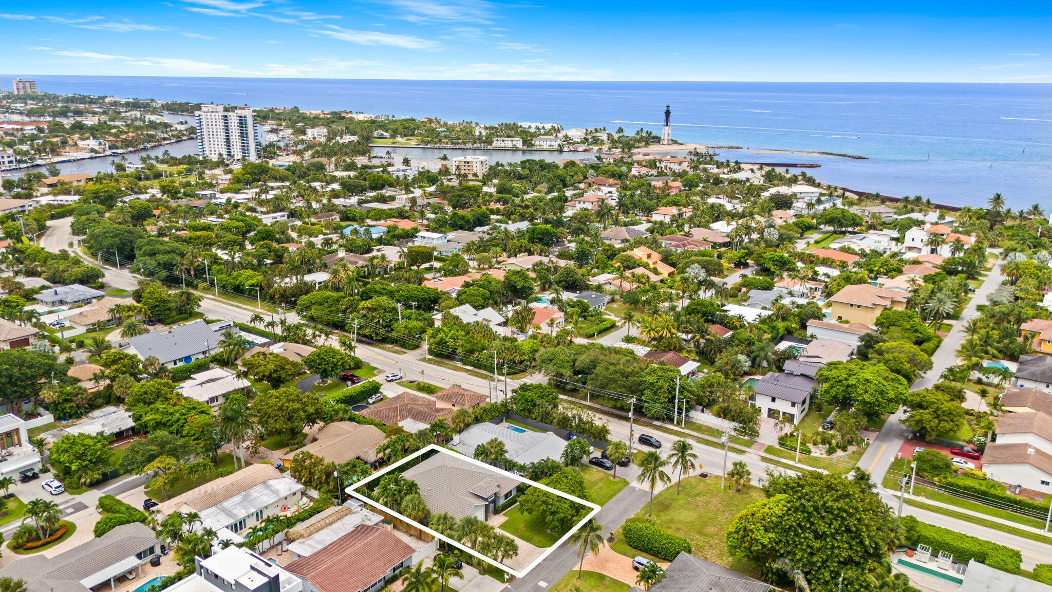 3209 Leigh Road Pompano Beach, FL 33062 - Photo 14 of 34 3209 Aerial 3