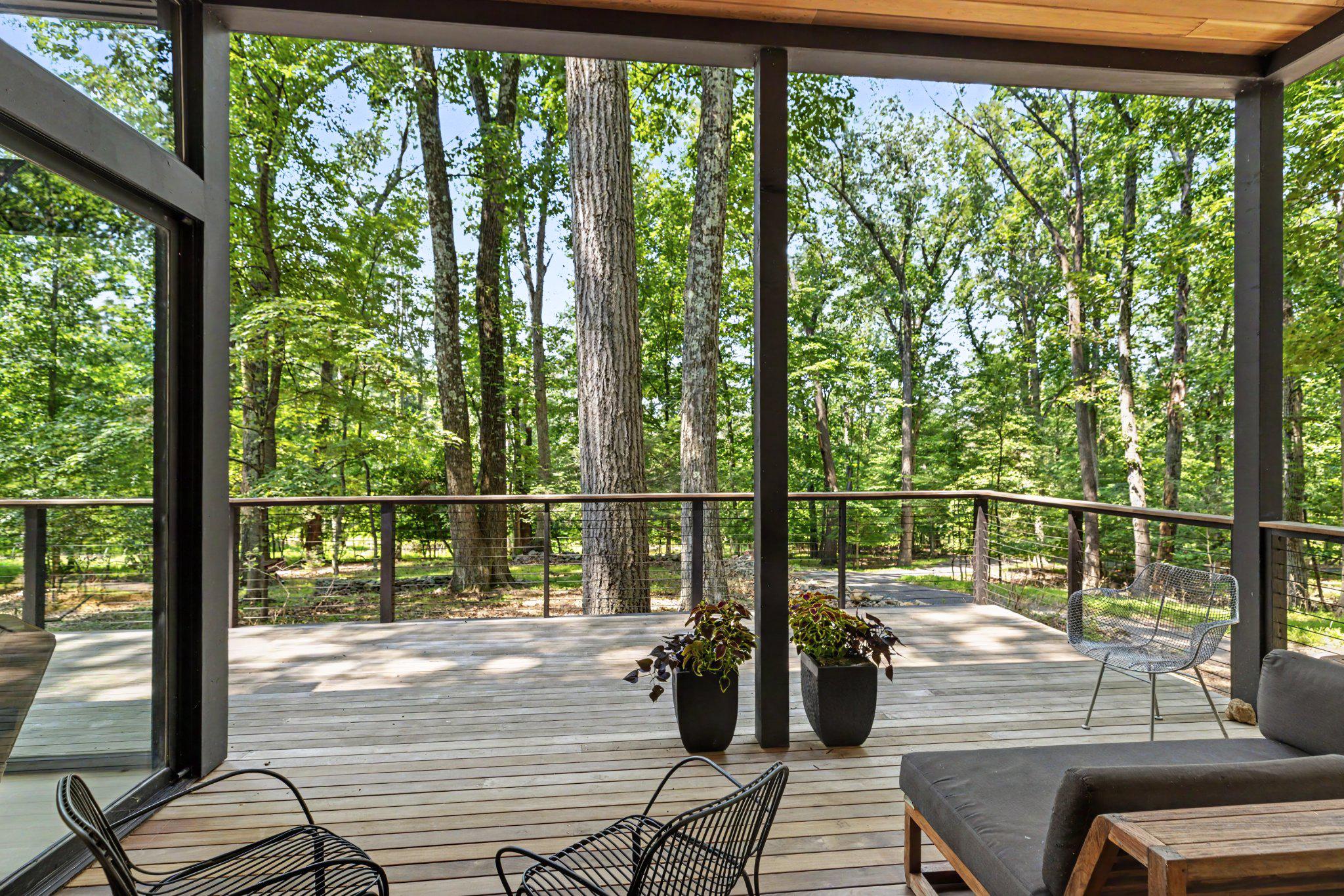 74 Brookville Hollow Road Stockton, NJ 08559 - Photo 50 of 54 View of the back deck