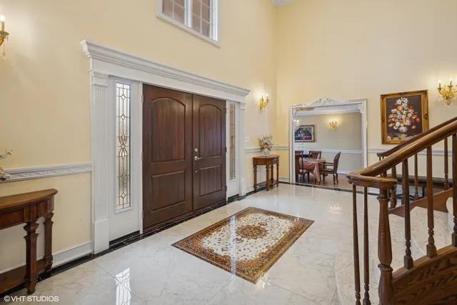 a view of livingroom with furniture and stairs