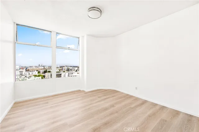 a view of a room with window