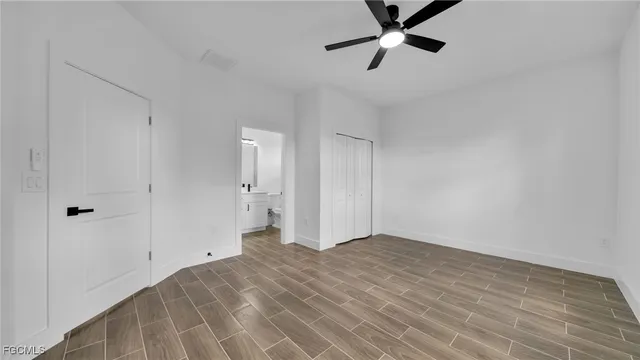 a view of an empty room