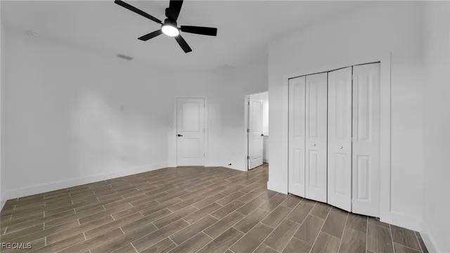 wooden floor in an empty room