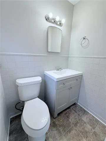 a view of a room with a fan