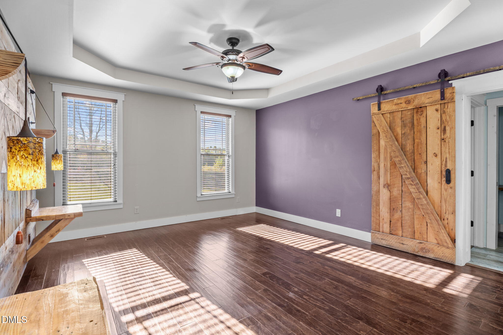 6559 Dolphus Lane Sims, NC 27880 - Photo 13 of 43 a view of an empty room with a window and wooden floor
