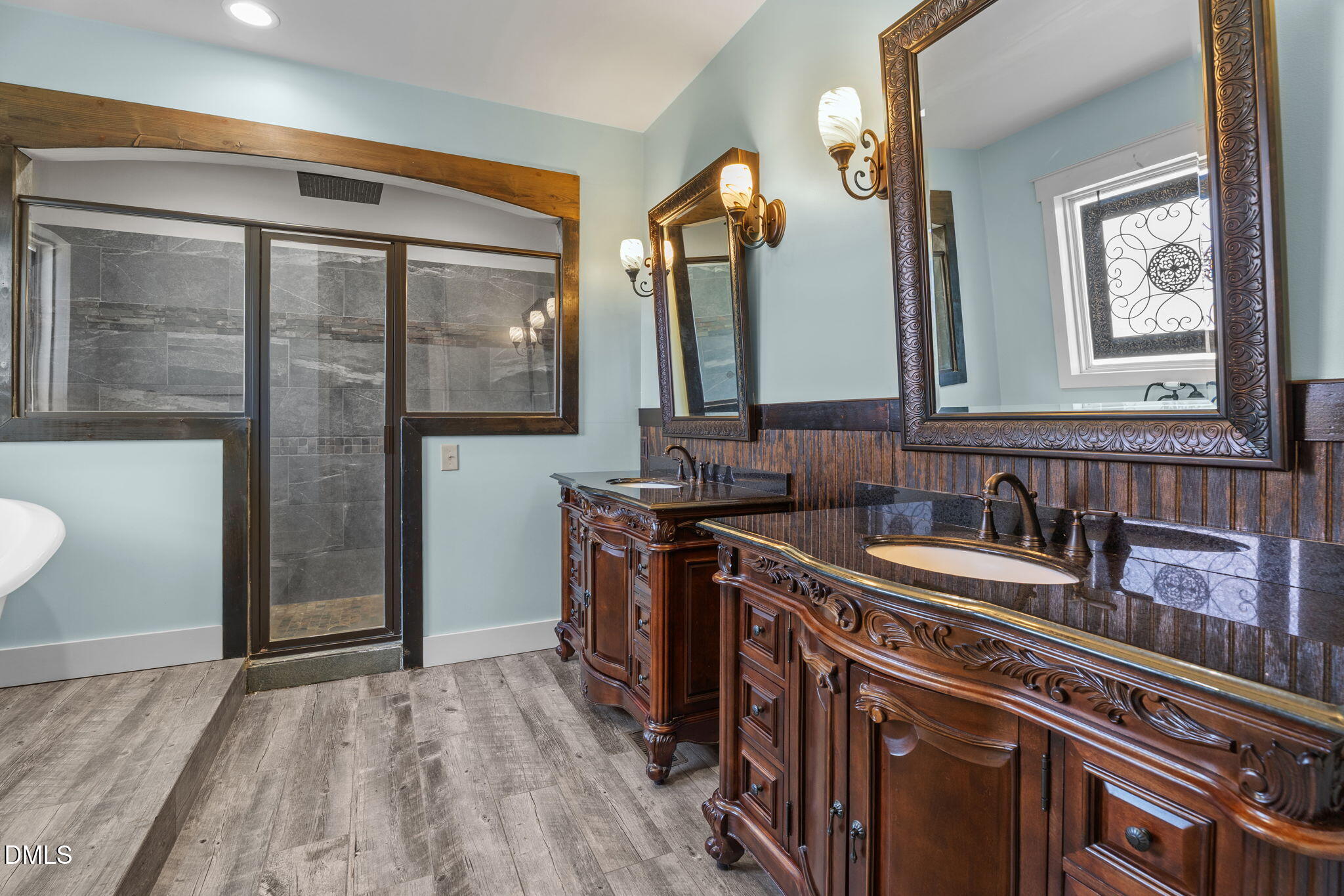 6559 Dolphus Lane Sims, NC 27880 - Photo 18 of 43 a bathroom with a sink and a mirror