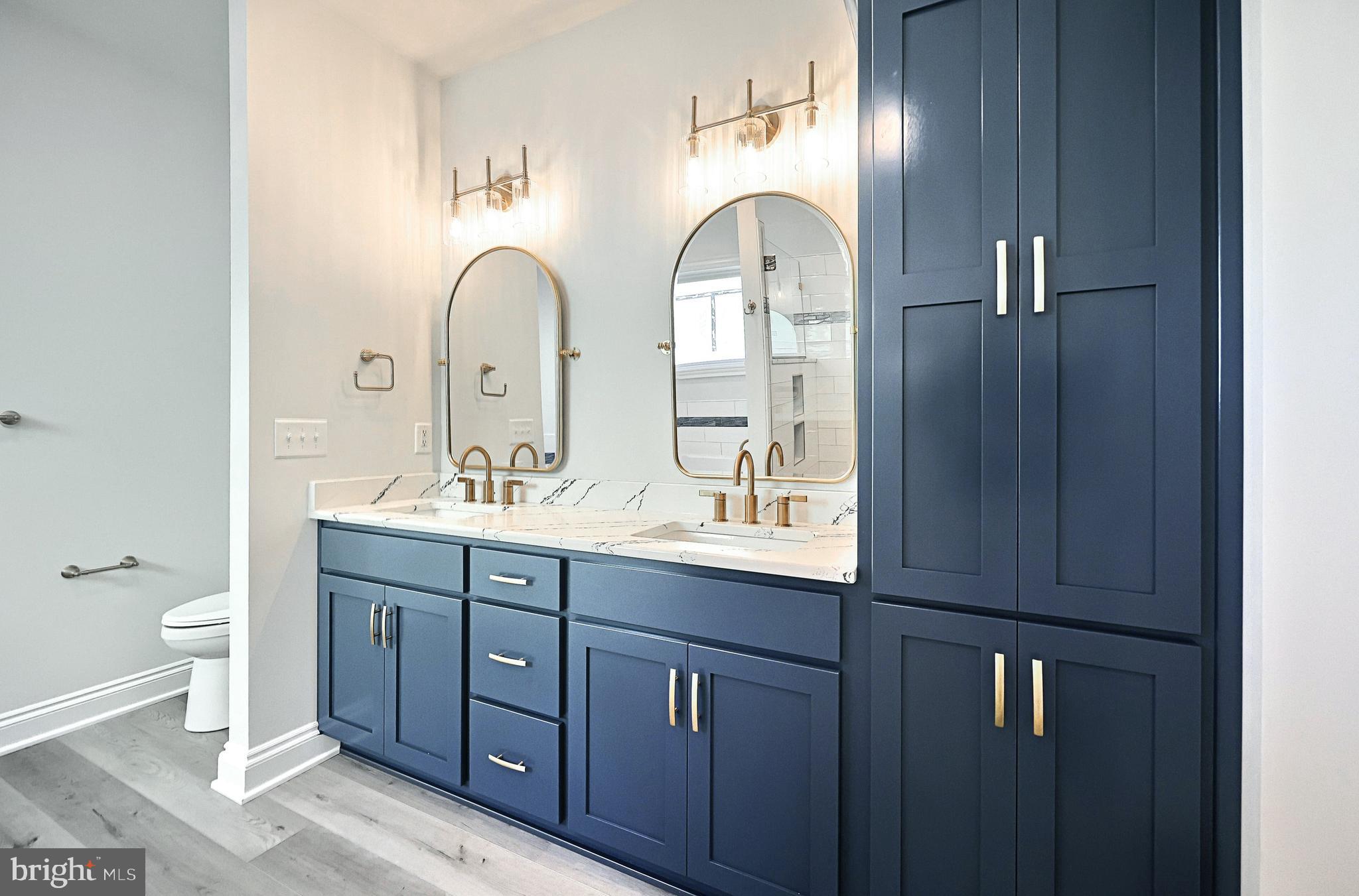 559 Lumber Street Littlestown, PA 17340 - Photo 64 of 73 a bathroom with a double vanity sink and a toilet