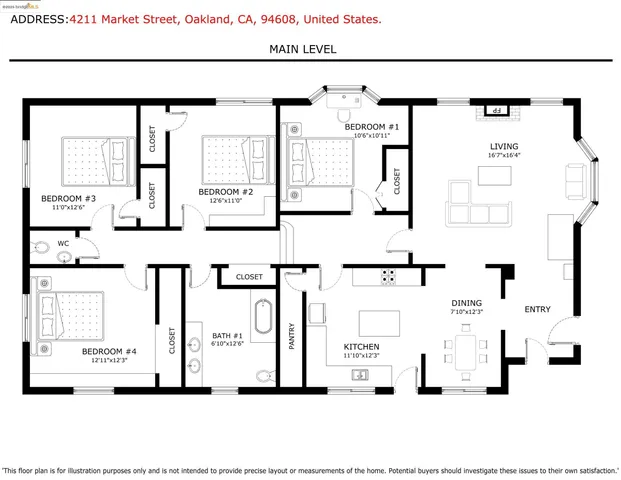 $995,000 | 4211 Market Street, Oakland, CA 94608
