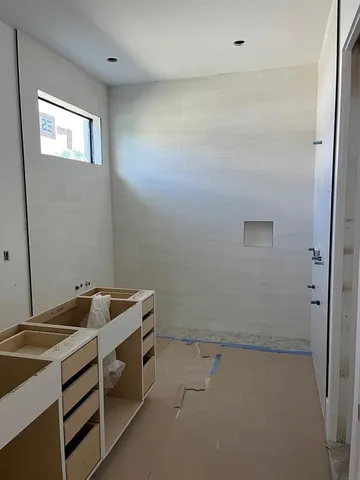 a room with storage and utility