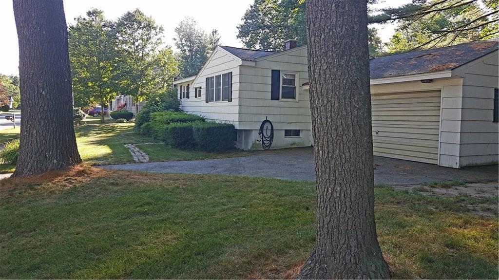 attached garage and parking