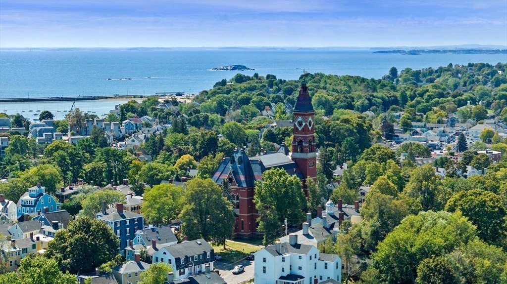 29 Front Street, Unit 2 Marblehead, MA 01945 - Photo 34 of 38 an aerial view of a house with a yard