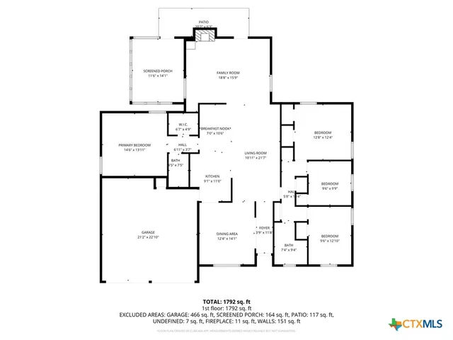 $1,450 | 1802 Sycamore Drive, Killeen, TX 76543