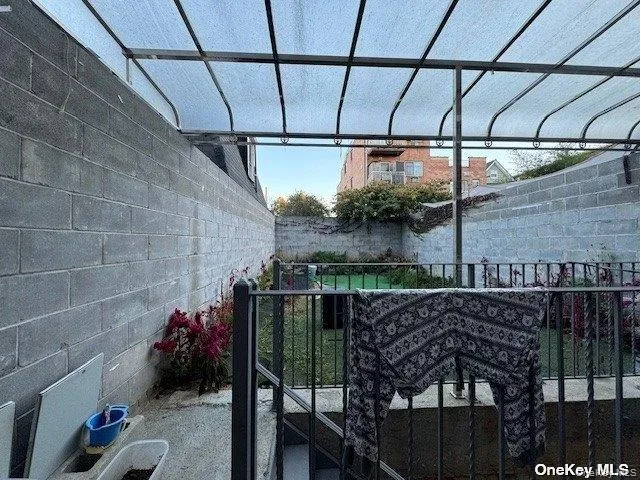 a view of storage and utility room