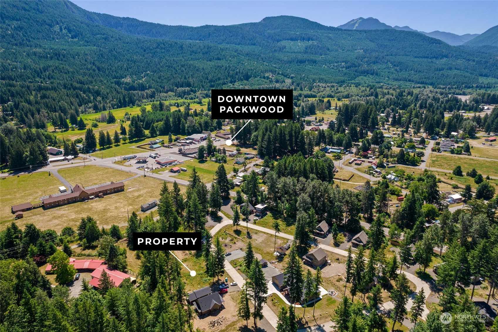 136 Bugle Lane Packwood, WA 98361 - Photo 1 of 32 a view of a street with a yard
