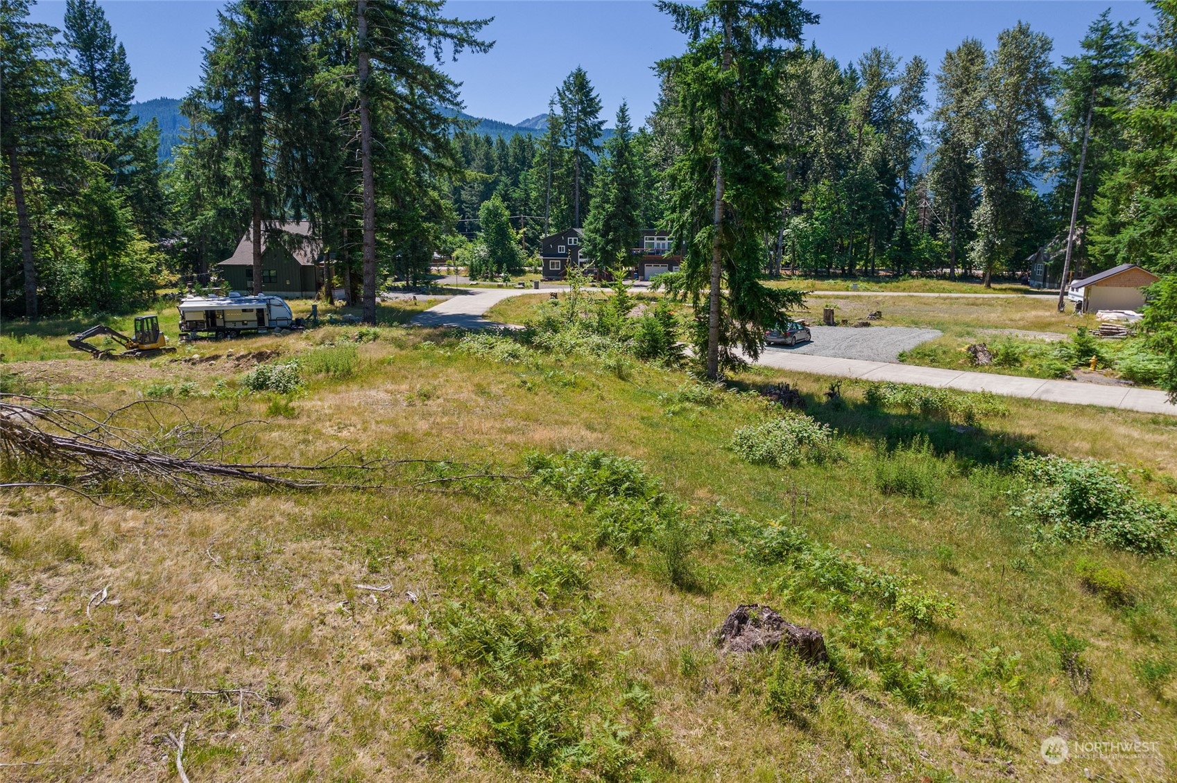 136 Bugle Lane Packwood, WA 98361 - Photo 11 of 32 a view of a yard with swimming pool
