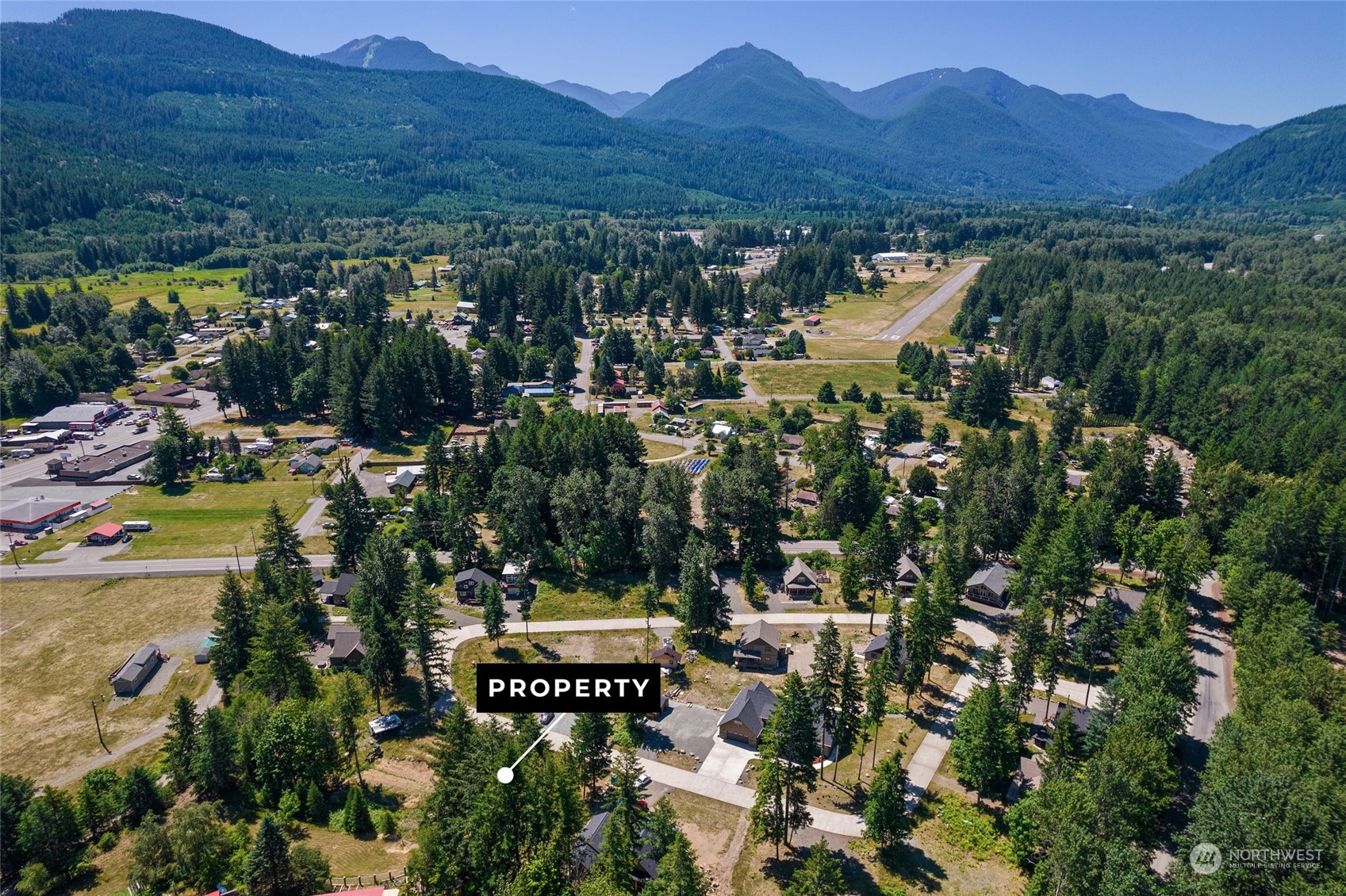 136 Bugle Lane Packwood, WA 98361 - Photo 4 of 32 a view of a city with lush green forest