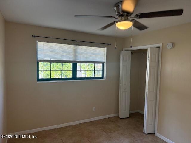 8114 Fresca Street Jacksonville, FL 32217 - Photo 21 of 29 en empty room with window and fan