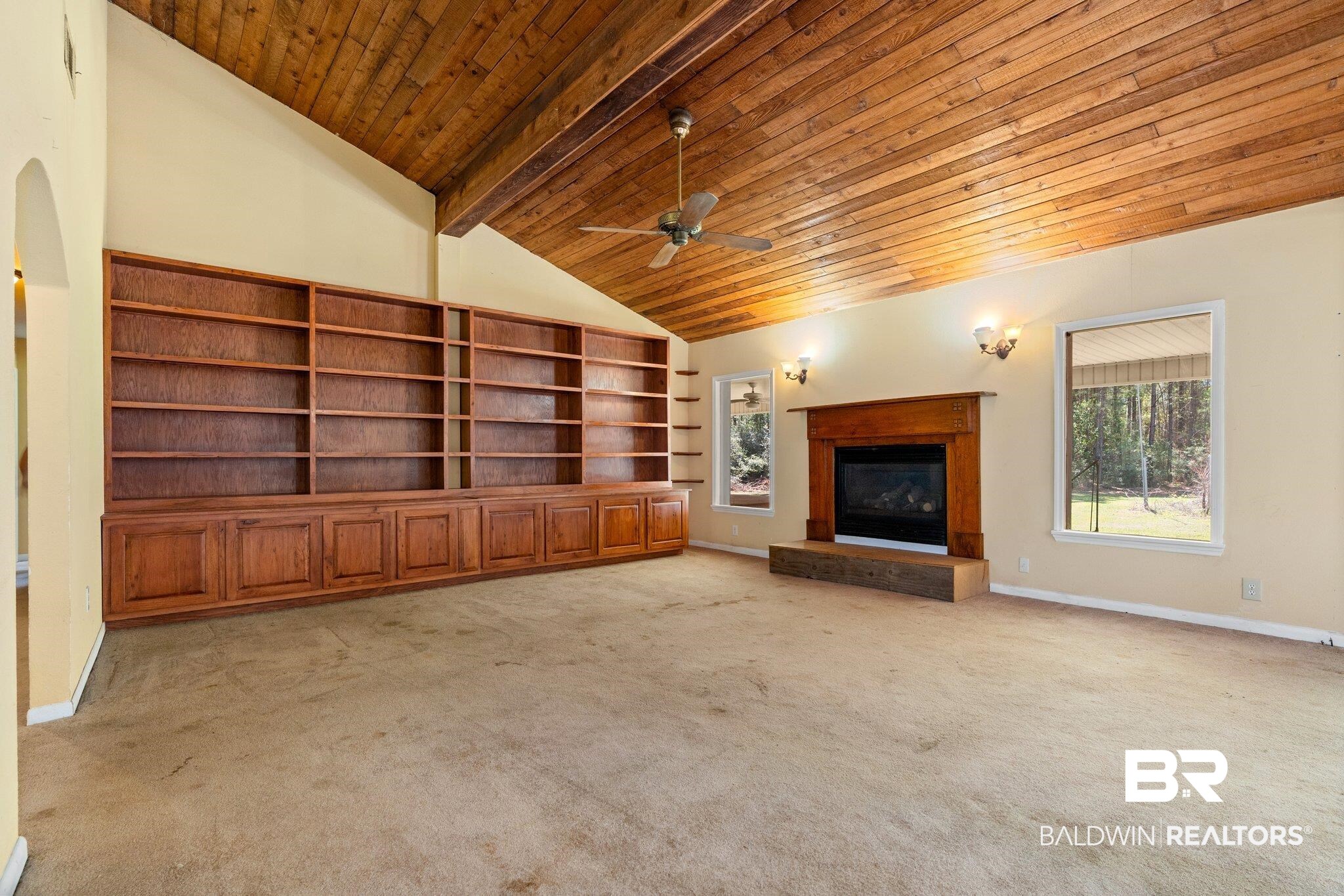 29746 Royal Lane Elberta, AL 36530 - Photo 6 of 30 Gas Fireplace/Bookshelves