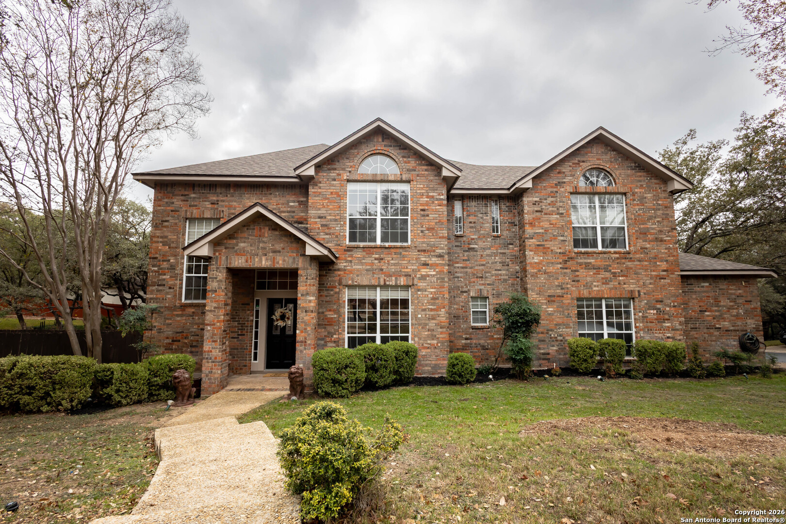 18202 Crystal Ridge Drive San Antonio, TX 78259 - Photo 1 of 53 a front view of a house with garden