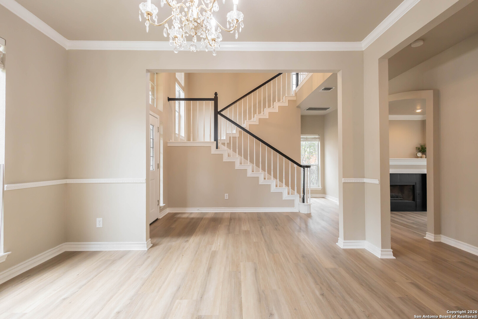 18202 Crystal Ridge Drive San Antonio, TX 78259 - Photo 26 of 53 a view of entryway with wooden floor