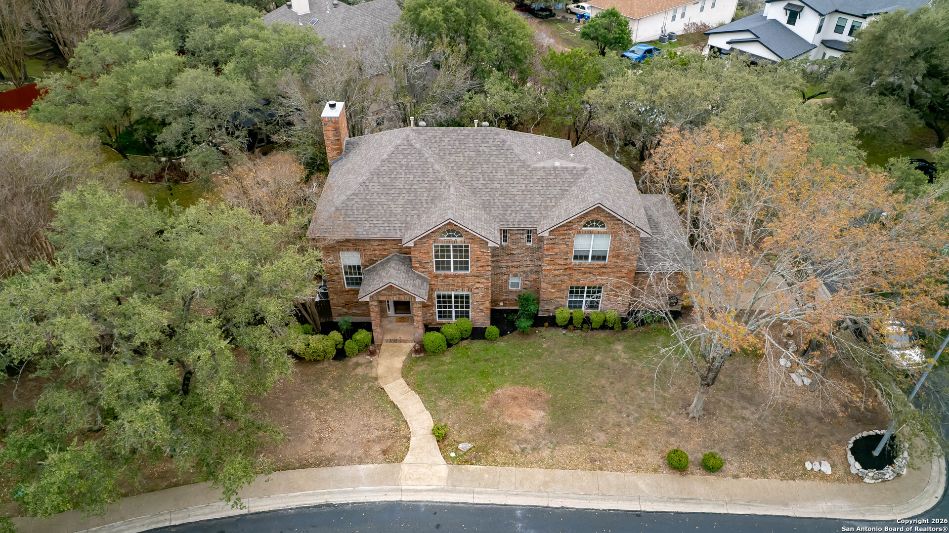 18202 Crystal Ridge Drive San Antonio, TX 78259 - Photo 8 of 53 an aerial view of a house