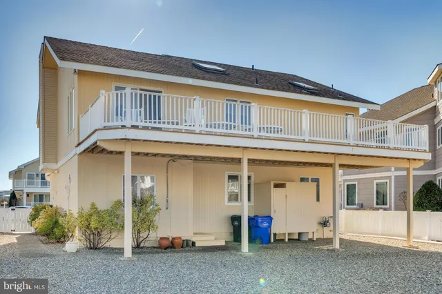 a view of balcony with furniture